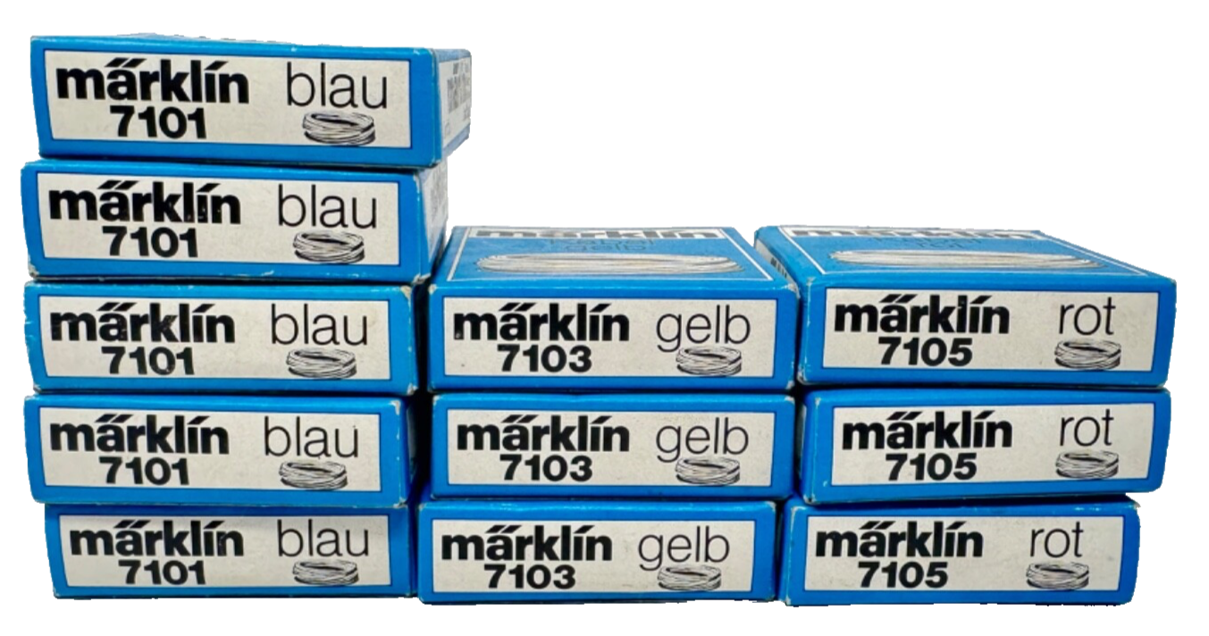 1 Packung Märklin Kabel - verfügbare Farben blau 7101 / gelb 7103 / rot 7105