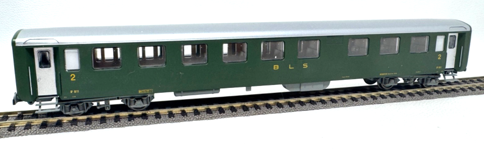 Sachsenmodelle 14592 H0 Reisezugwagen Schlieren B 2. Kl. B4 811 BLS - HO H0 1:87