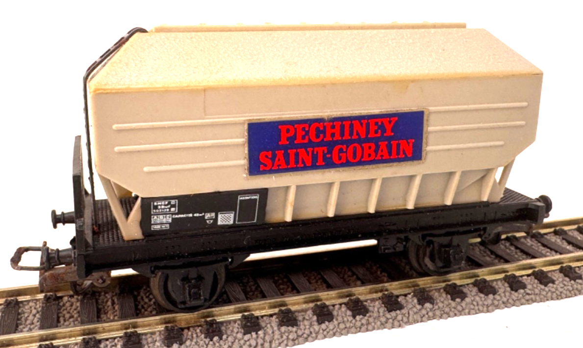 Jouef 6490 Trichterwagen SNCF Pechiney Saint Gobain 502129 - H0 HO 1:87