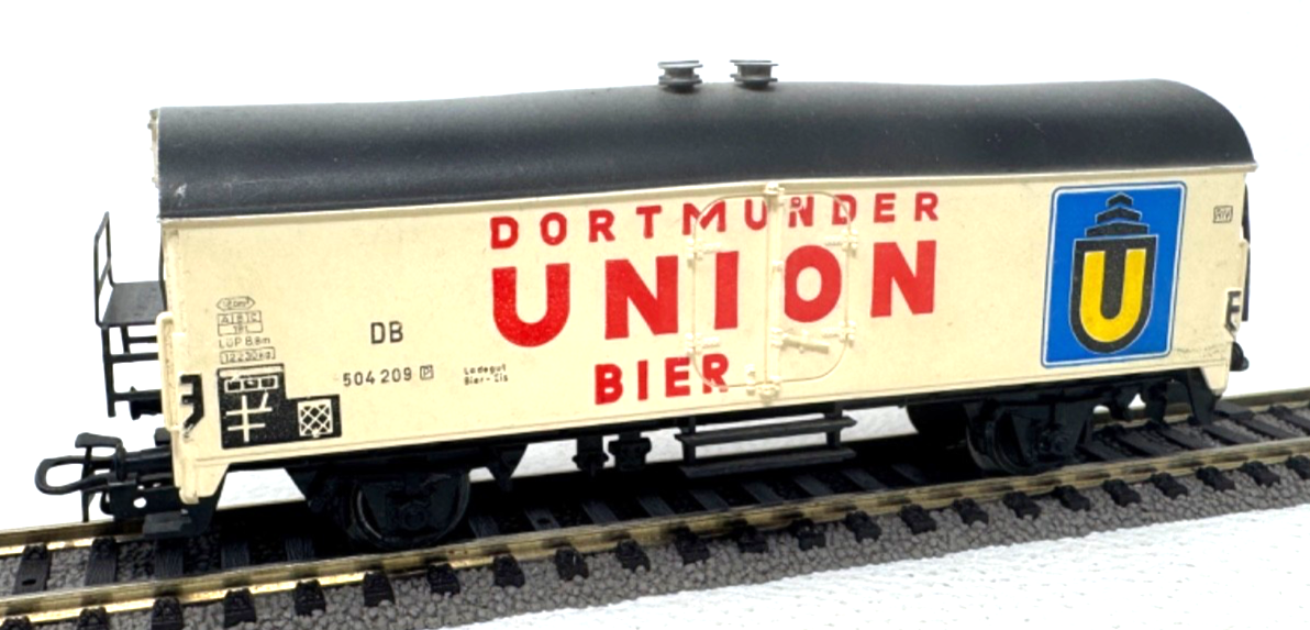 Märklin 4634  Dortmunder Union Bier Bierwagen 504 209 DB - 1966 -  1:87 HO H0