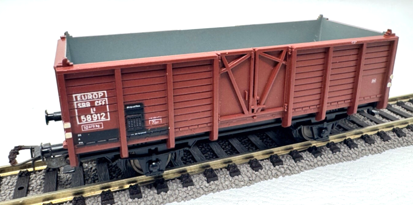 Piko H0 Offener Güterwagen Hochbordwagen SBB CFF 58912 - H0 HO 1:87