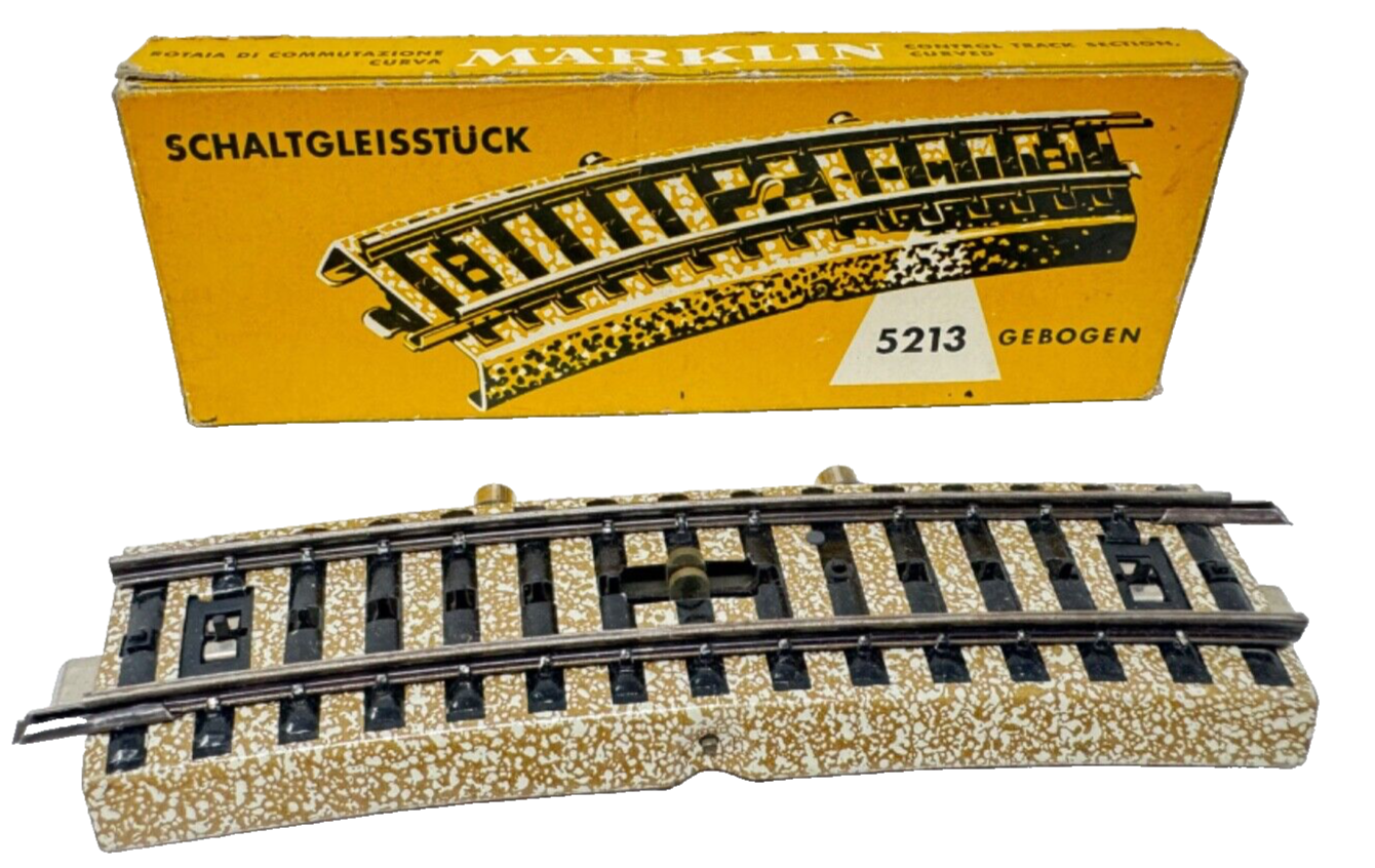 MÄRKLIN Spur H0 5213 gebogenes Schaltgleis in OVP - H0 HO 1:87
