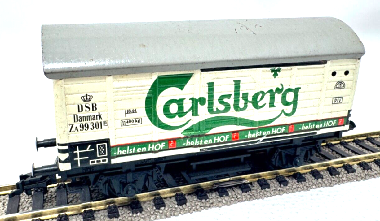 Fleischmann Kühlwagen - Carlsberg DSB Denmark 99 301 - DB - Blech - H0 HO 1:87