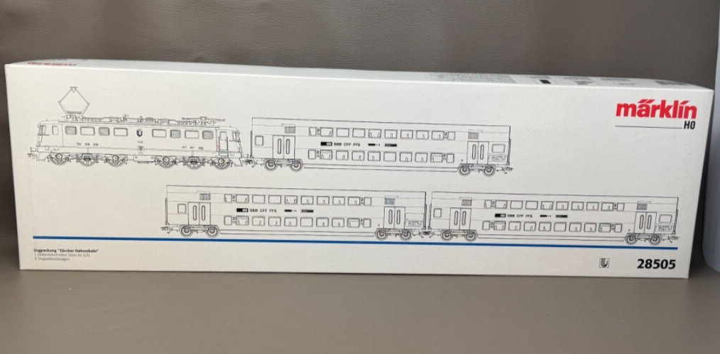 Märklin 28505 Leerverpackung - Zugpackung "Zürcher Nahverkehr" - HO H0 1:87