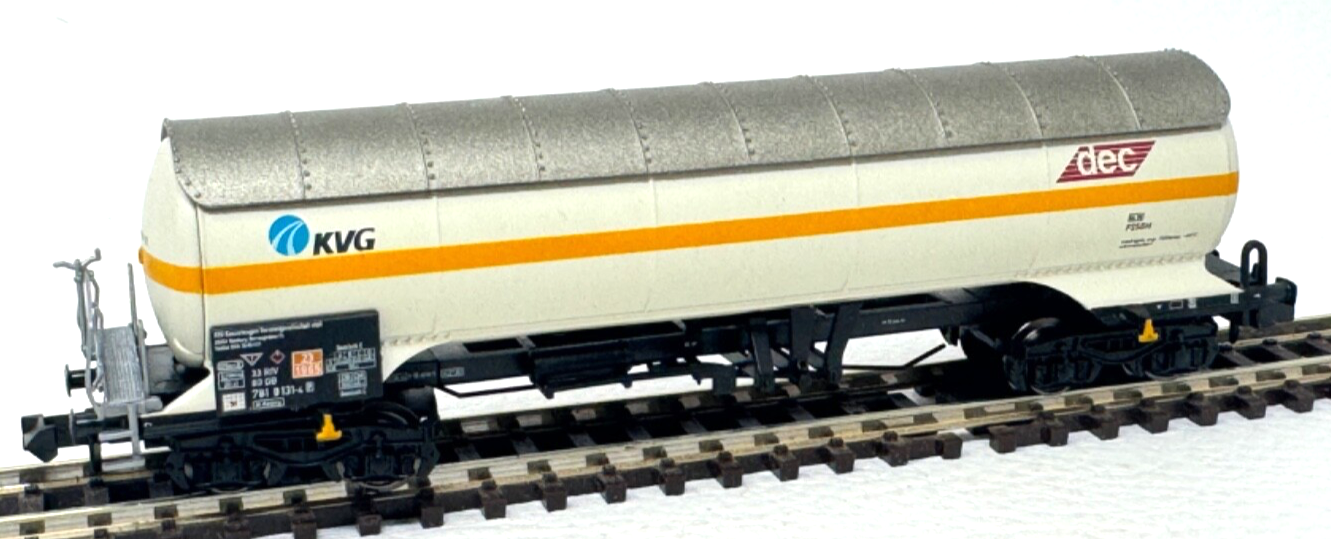 Minitrix N 15254-18 Gaskesselwagen KVG DEC 781 8131-4 - DB - Spur N - 1:160 Minitrix N 15254-18 Gaskesselwagen KVG DEC 781 8131-4 - DB - Spur N - 1:160