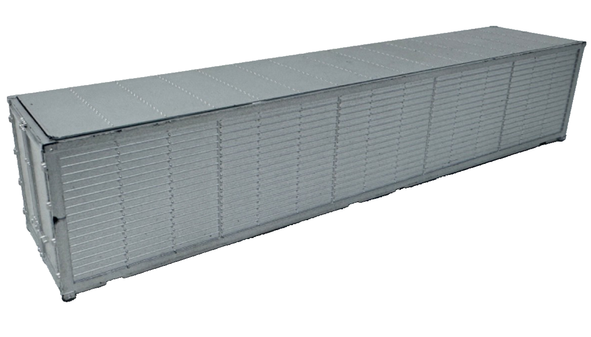 Roco Container 40 ft - silber - HO H0 1:87