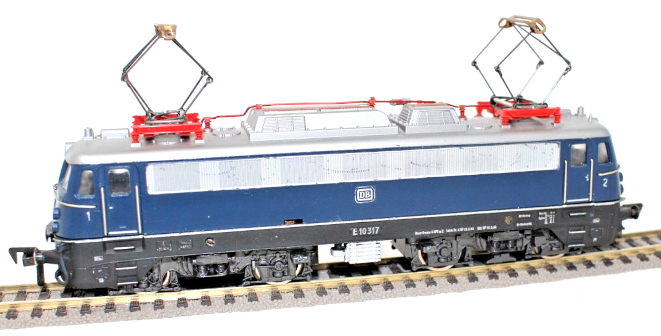 Fleischmann H0 1347 E-Lok Elektrolok E 10 317 DB blau/silber H0 HO 1:87