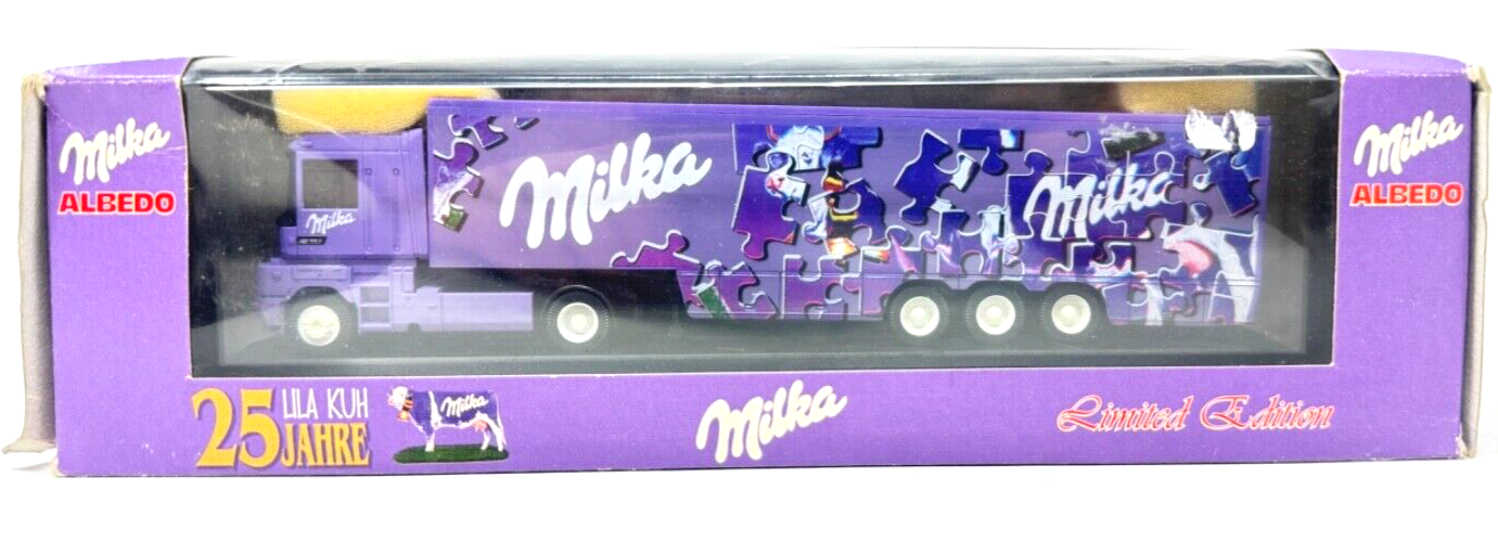 Albedo Renault Sattelschlepper "25 Jahre Milka" Limited Edition 1:87 HO H0 OVP Albedo Renault Sattelschlepper "25 Jahre Milka" Limited Edition 1:87 HO H0 OVP