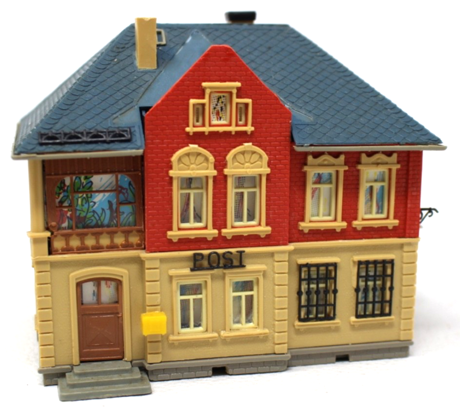 Auhagen H0 / TT 12240 Postamt  ca. 12,5 x 9,7 x 9,5 cm HO H0 1:87 TT f. Bastler