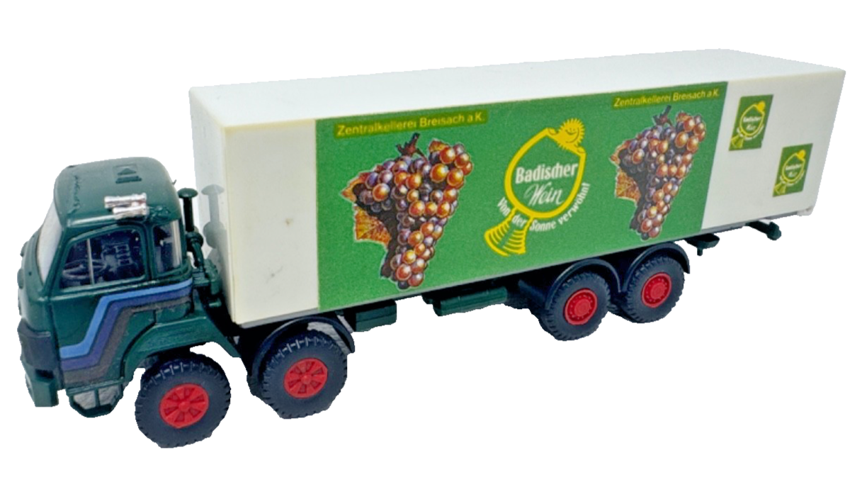 Roskopf H0 Saurer D 290/330 Koffer-LKW 4-Achser - Eigenbau - HO H0 1:87