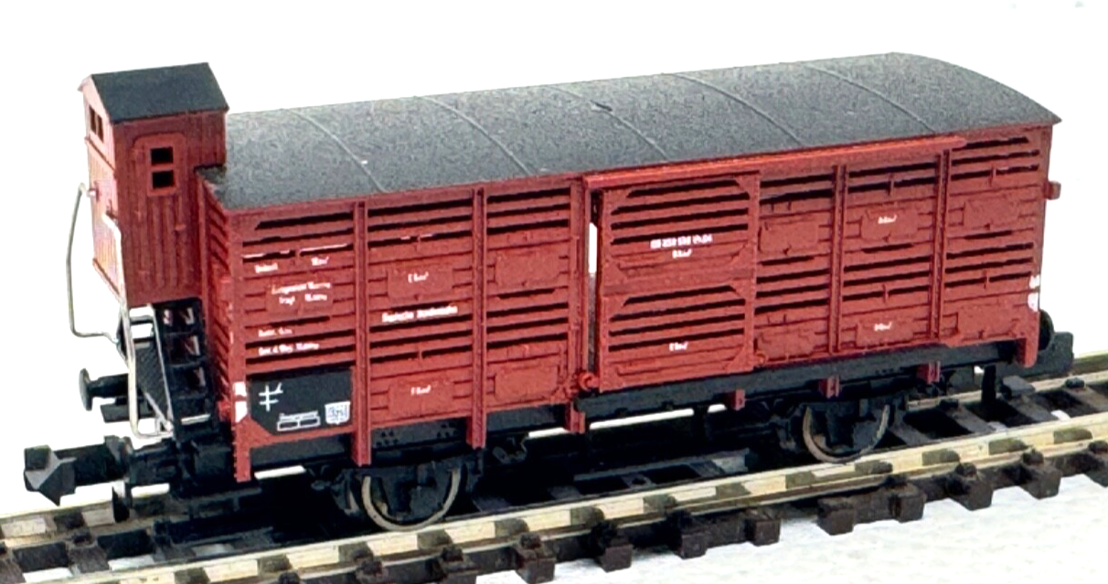 Fleischmann 8356 Viehverschlagwagen Güterwagen 08 358 538 Vh 04 - Spur N - 1:160 Fleischmann 8356 Viehverschlagwagen Güterwagen 08 358 538 Vh 04 - Spur N - 1:160