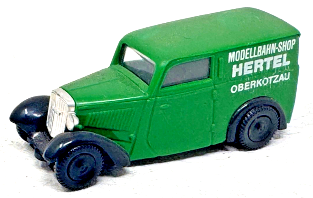 Brekina H0 DKW F7 Lieferwagen Modellbahnshop HERTEL Oberkotzau - 1:87 H0 HO Brekina H0 DKW F7 Lieferwagen Modellbahnshop HERTEL Oberkotzau - 1:87 H0 HO