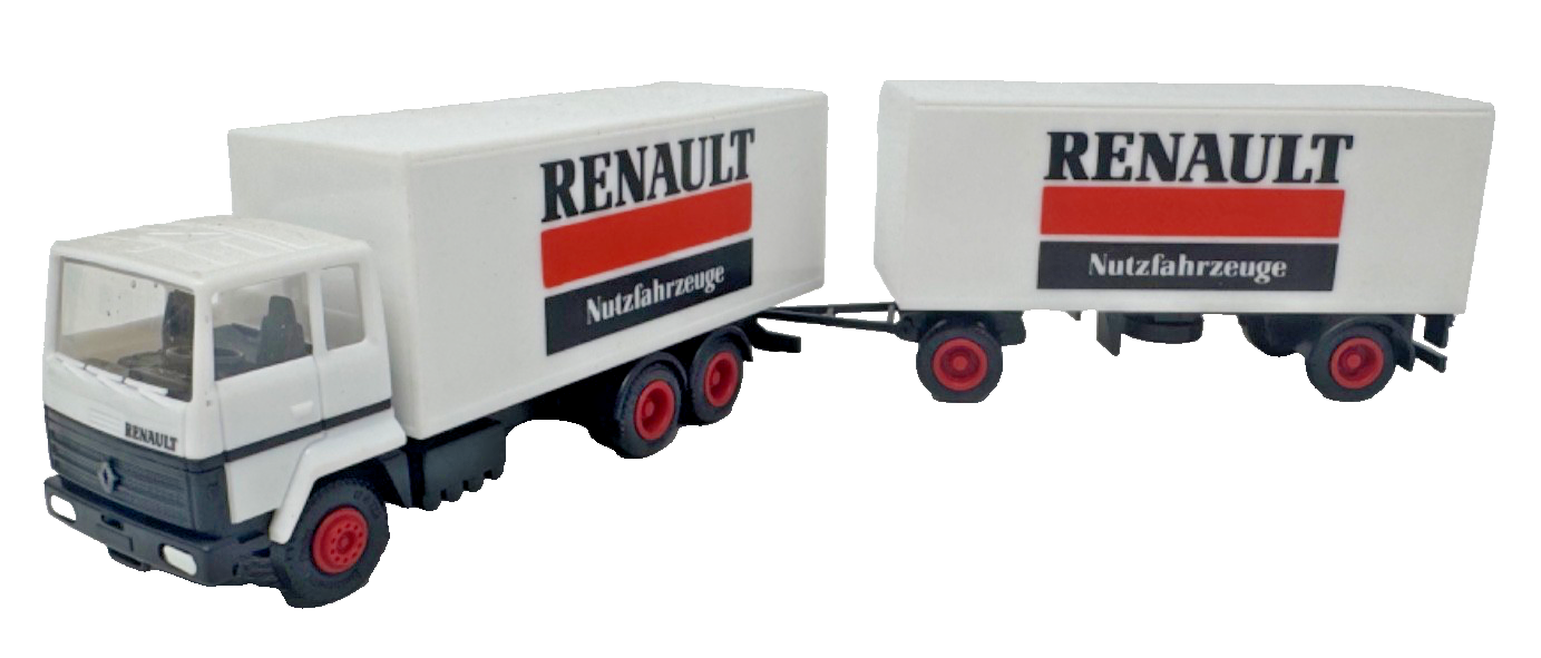 Herpa H0 802421 Renault GR 350 Kofferhängerzug RENAULT Nutzfahrzeuge H0 HO 1:87