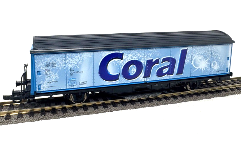 Roco 47666 H0 Schienenreinigungswagen CORAL - 247 4 063-3 - DB - H0 HO 1:87