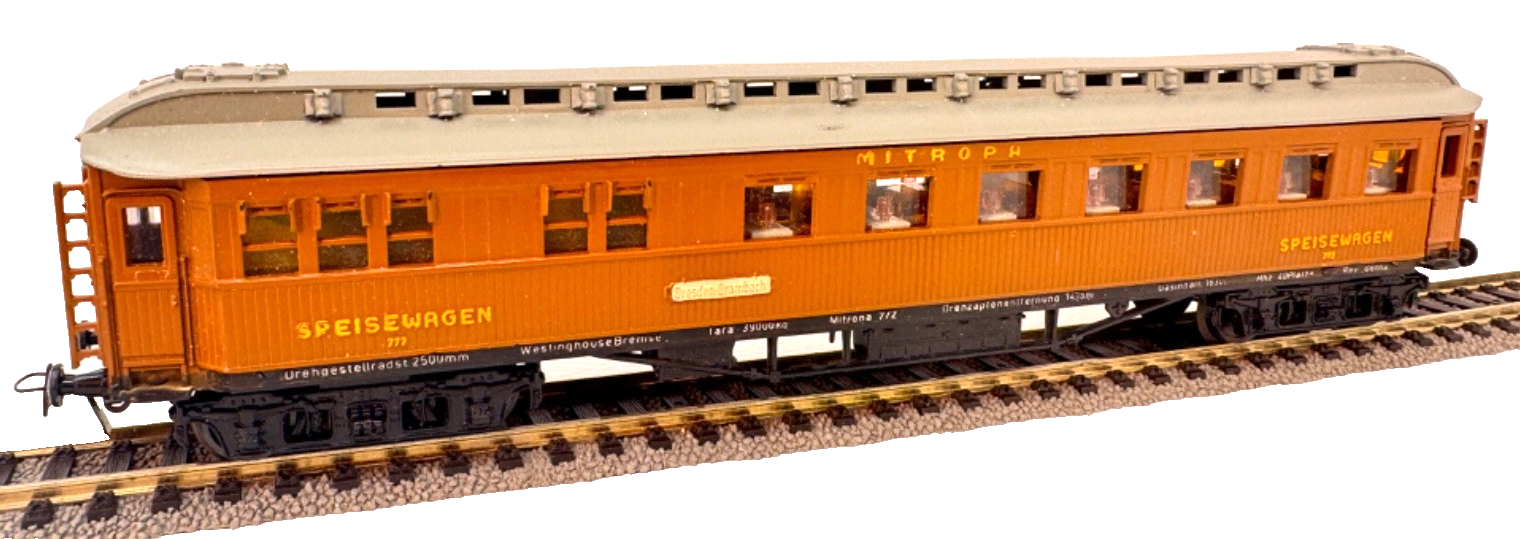 VEB Schicht H0 426/872 Personenwagen Speisewagen Mitropa 772 HO H0 1:87
