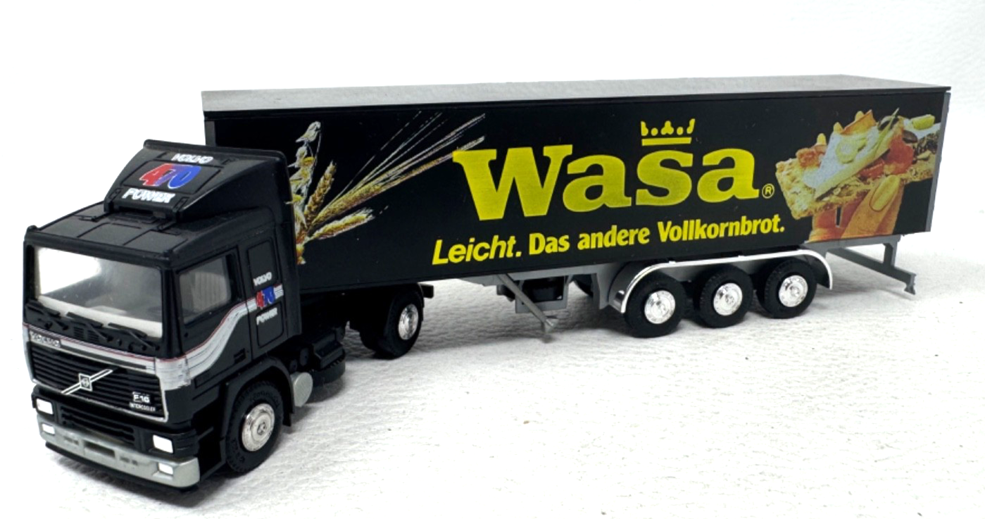 Albedo H0 Volvo F16 Wasa Vollkornbrot Koffer-Sattelzug H0 HO 1:87 Albedo H0 Volvo F16 Wasa Vollkornbrot Koffer-Sattelzug H0 HO 1:87