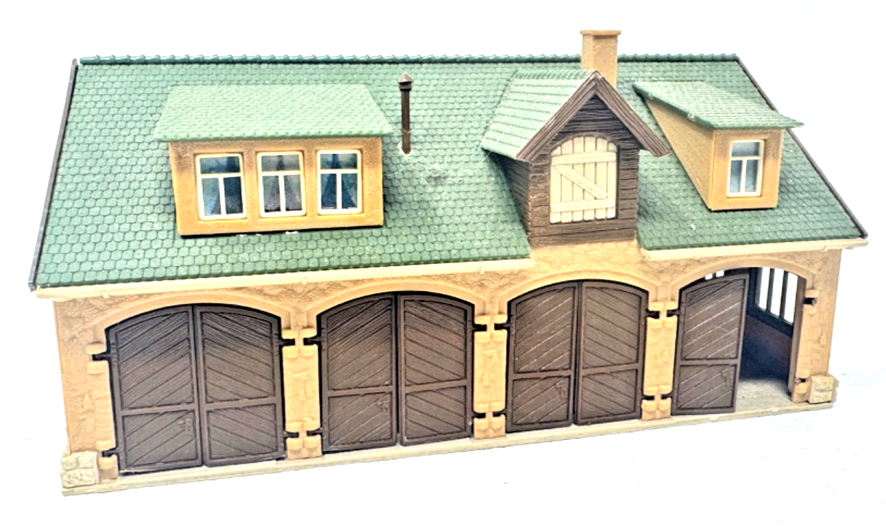 Vollmer N 20990 Gebäude Feuerwehr Fahrzeughalle - N 1:160 - für Bastler