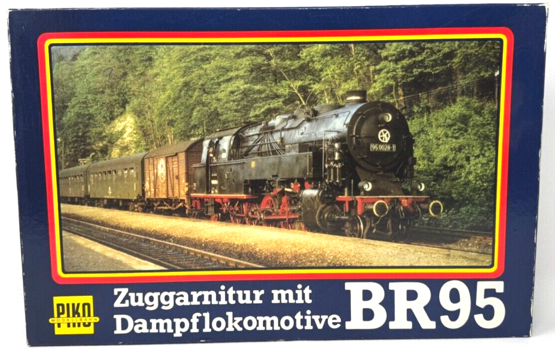 Piko H0 Zuggarnitur mit Dampflokomotive BR 95 - Leerkarton - DR - H0 HO 1:87
