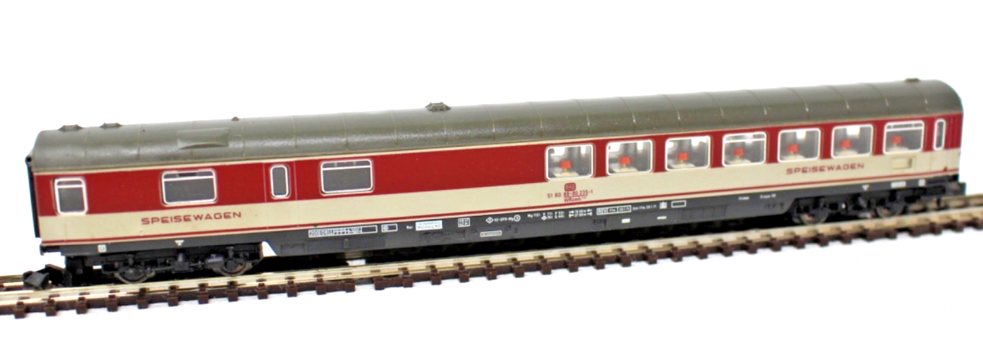 Fleischmann N 8119 Speisewagen 88-80 235-1 DB - rot/grau - N 1:160 OVP