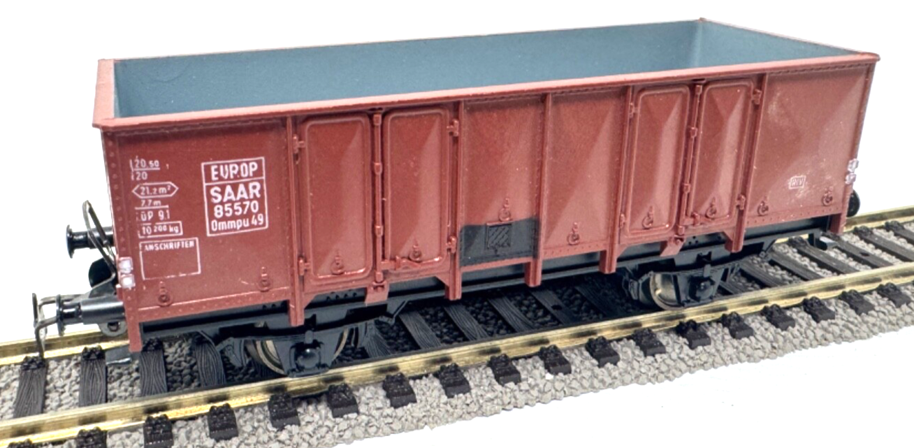 Piko H0 Offener Güterwagen Hochbordwagen - SAAR 85570 - 0mmpu 49 - H0 HO 1:87