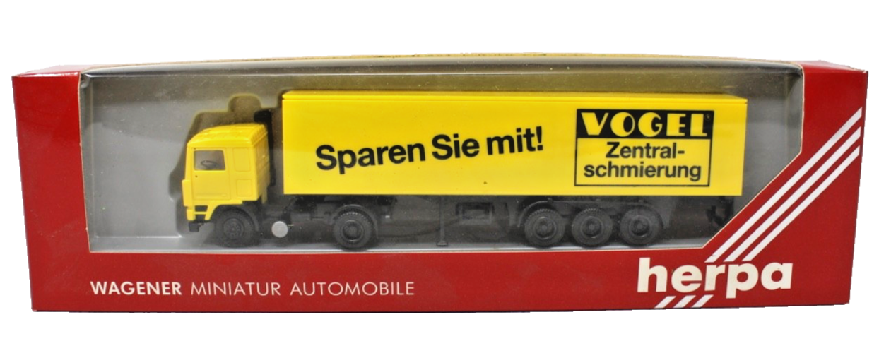 Herpa H0 MAN Sattelzug Vogel Zentralschmierung - HO H0 1:87