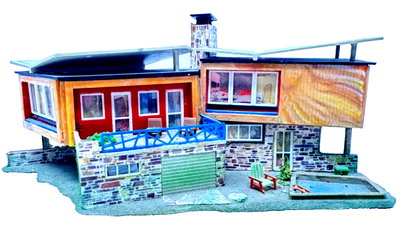 Faller H0 B-271 Villa im Tessin ca. 21,5 x 14 x 8,5 cm beleuchtet H0 HO 1:87