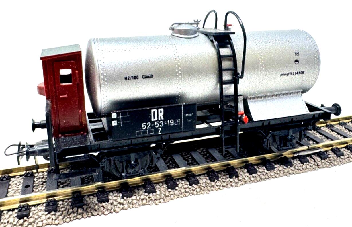Ehlcke 5133/393/20 Kesselwagen mit Bremserhaus Typ Z - 52-53-19 DR - 1:87 H0 HO