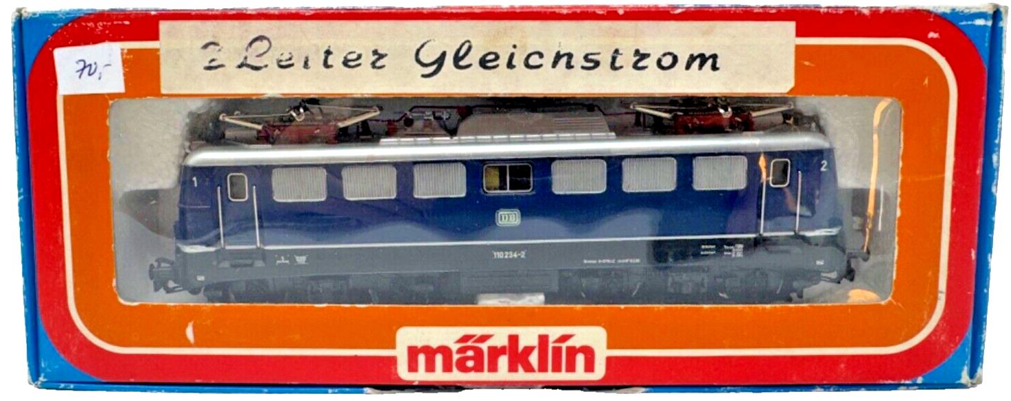 Märklin 3039 E-Lok 110 234-2 - 2-Leiter Gleichstrom - DC H0 HO 1:87 in OVP Märklin 3039 E-Lok 110 234-2 - 2-Leiter Gleichstrom - DC H0 HO 1:87 in OVP