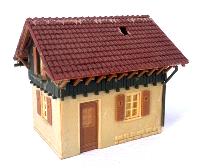 Faller H0 B-132 Gebäude Bahnwärterhäuschen - 7,4 x 6,5 x 6,3 cm  HO H0 1:87
