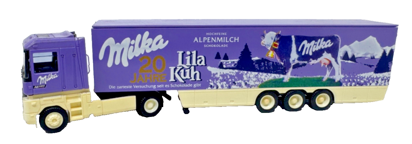 AMW H0 Renault AE 500 Sattelzug Milka 20 Jahre Lila Kuh H0 H0 1:87 AMW H0 Renault AE 500 Sattelzug Milka 20 Jahre Lila Kuh H0 H0 1:87