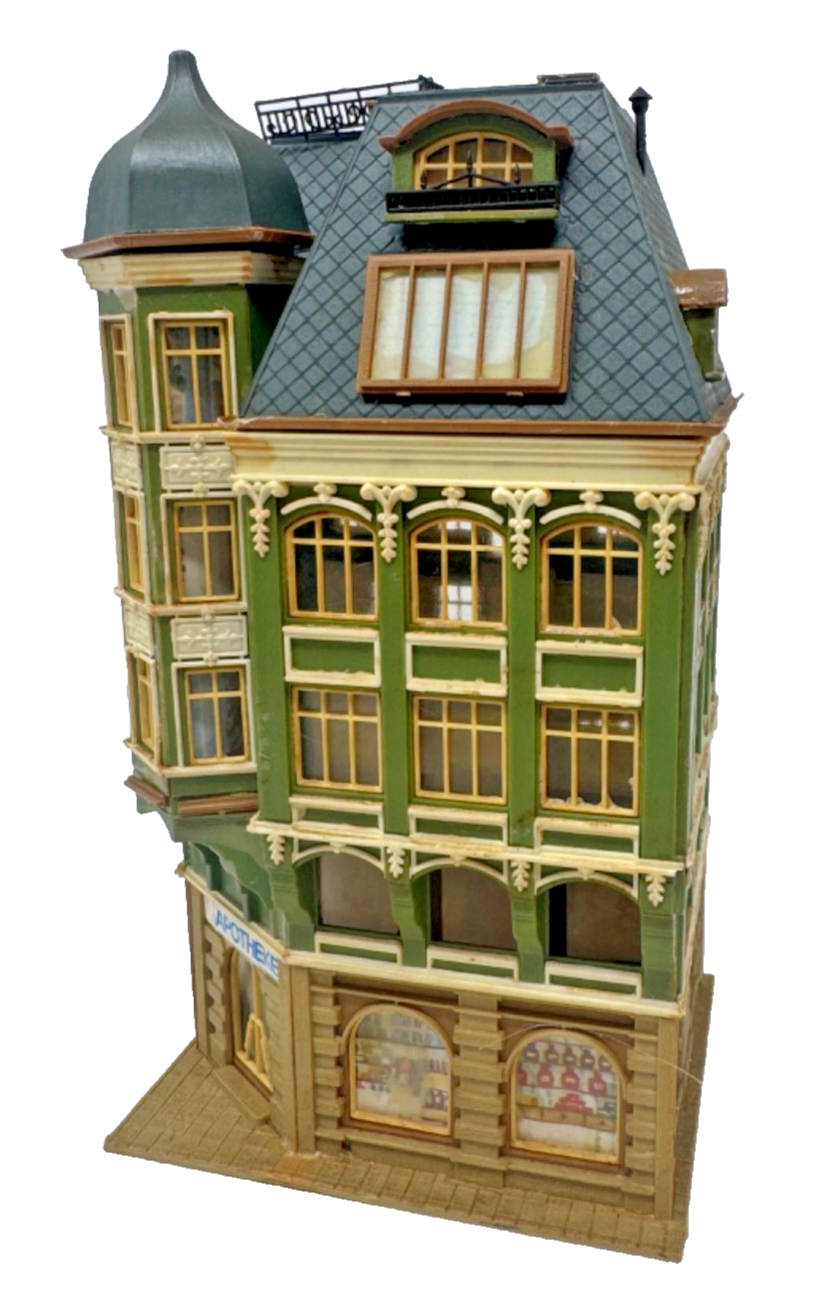 Vollmer HO Stadthaus Eckhaus für Bastler ca. 10,4 x 8,5 x 19 cm - H0 HO 1:87 Vollmer HO Stadthaus Eckhaus für Bastler ca. 10,4 x 8,5 x 19 cm - H0 HO 1:87