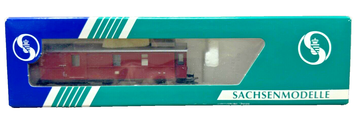 Sachsenmodelle 14228 Packwagen rot - 117 531 Reg - HO H0 1:87