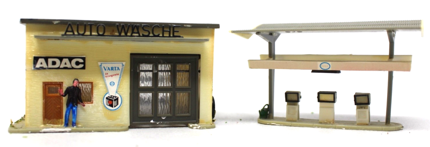 Faller HO B-296 Tankstelle mit Autowäsche H0 HO 1:87
