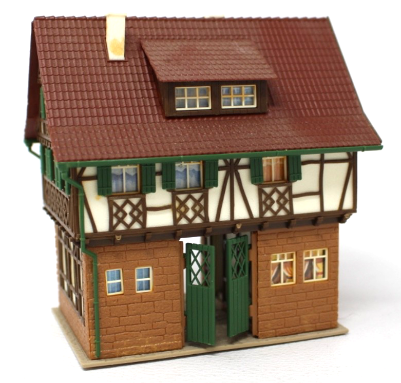 Vollmer H0 43734 Gerberhaus fertig gebaut  ca. 11 x 8,5 x 12,3 cm - H0 HO 1:87