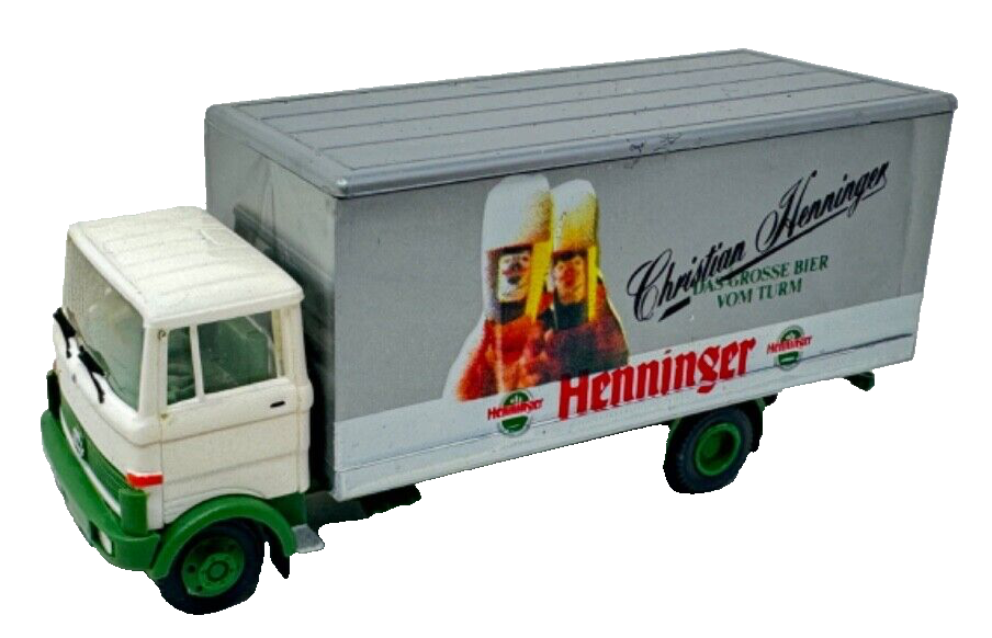 Praline Mercedes Benz LKW Koffer "Christian Henninger" - HO H0 1:87 Praline Mercedes Benz LKW Koffer "Christian Henninger" - HO H0 1:87