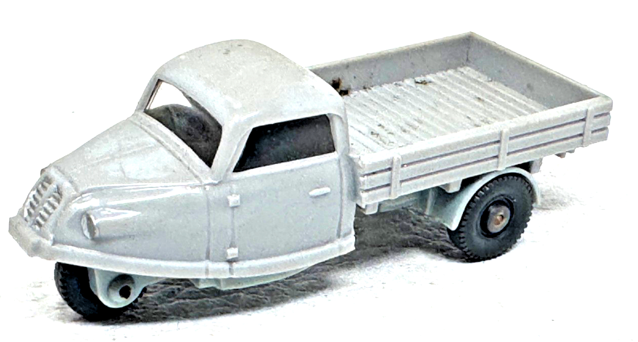Wiking H0 250 Goli Dreirad Pritsche Lieferwagen - grau  H0 HO 1:87