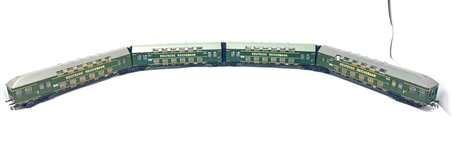 Piko Schicht 4-tlg. Doppelstockwagen 150-205 - Deutsche Reichsbahn H0 HO 1:87