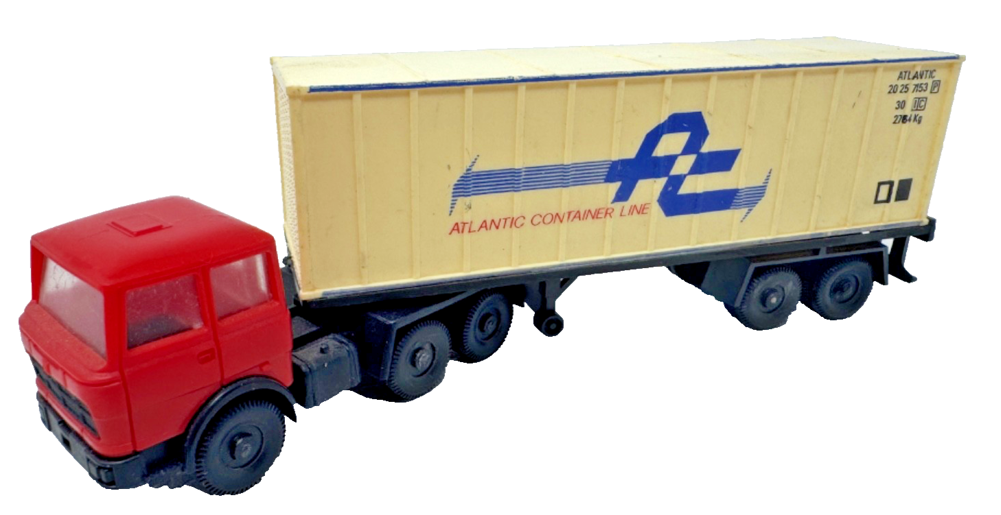 Lima H0 Fiat Sattelzug mit Container "Atlantic Container Line" - HO H0 1:87 Lima H0 Fiat Sattelzug mit Container "Atlantic Container Line" - HO H0 1:87