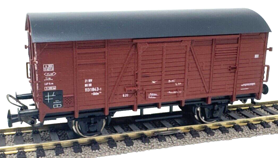 Piko Gedeckter Güterwagen 113 1 843-1 DB - braun - 1:87 H0 HO