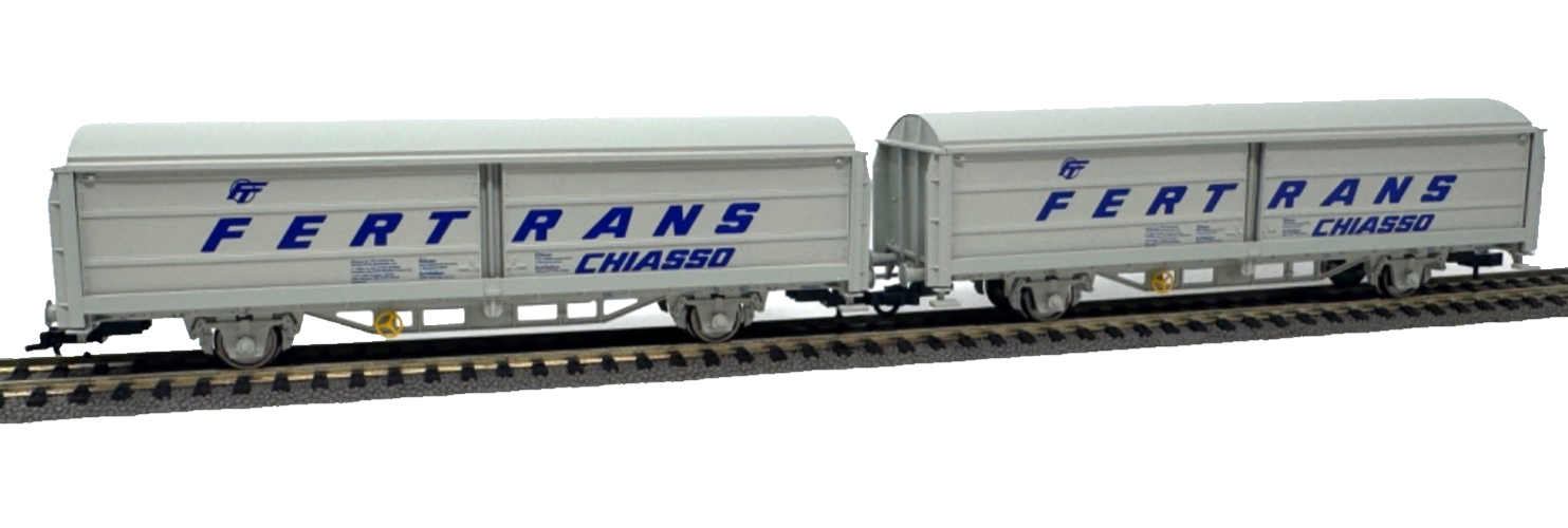 Fleischmann 98 8335K Set Schiebewandwagen "FERTRANS" ÖBB - H0 HO 1:87