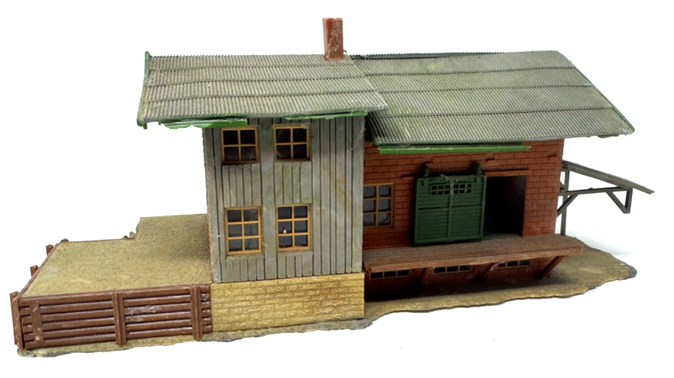 Faller B-154 H0 Lager Güterbahnhof Talhausen fertig gebauter Bausatz H0 HO 1:87