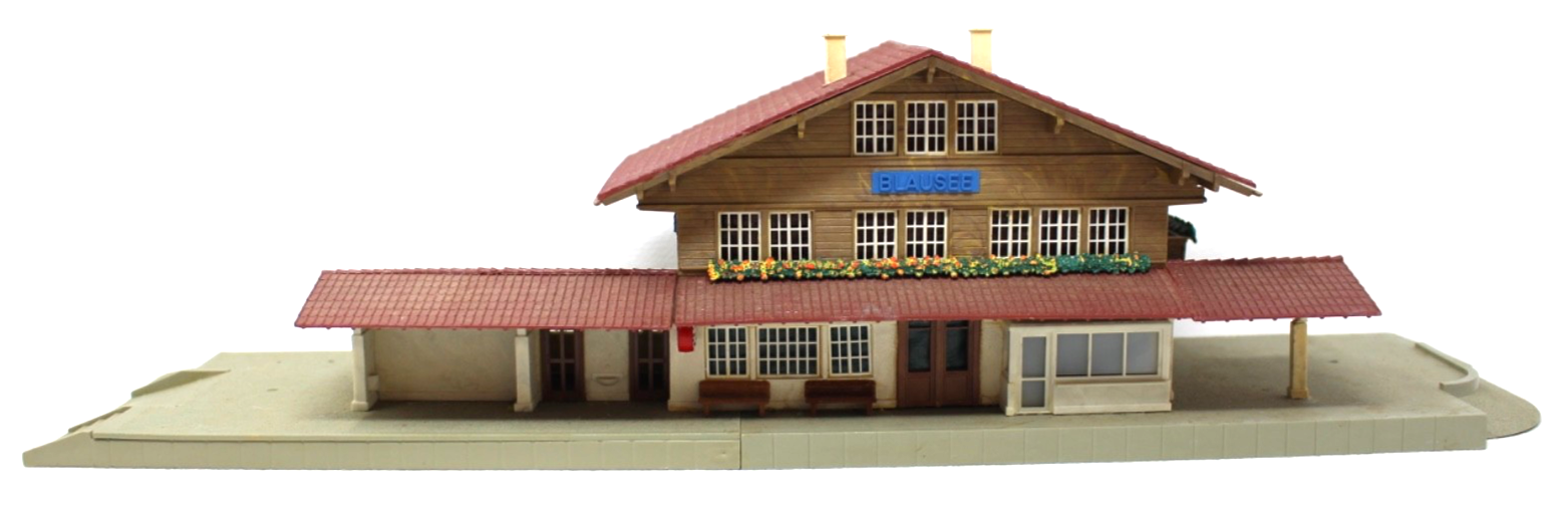 Kibri H0 B-9508 Bahnhof Blausee Mitholz ca. 44 x 12 x 11,5 cm H0 HO 1:87