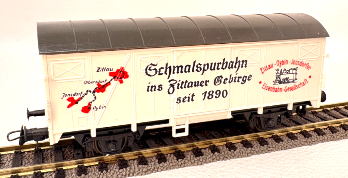 Sachsenmodelle H0 Werbewagen Schmalspurbahn ins Zittauer Gebirge - HO H0 1:87