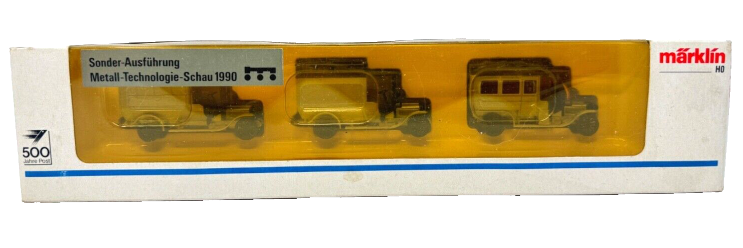 Märklin 1898 Set Oldtimer 500 Jahre Post Sa Metall-Technologie-Schau H0 HO 1:87 Märklin 1898 Set Oldtimer 500 Jahre Post Sa Metall-Technologie-Schau H0 HO 1:87