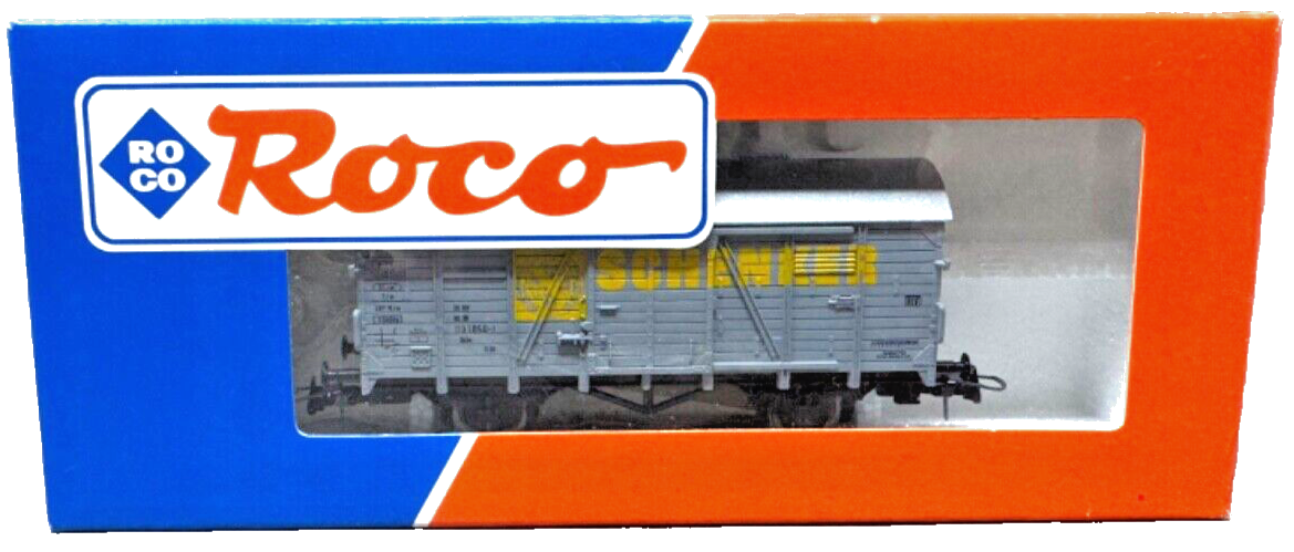 Roco gedeckter Güterwagen "Schenker" 113 1 850-7 - DB - H0 HO 1:87