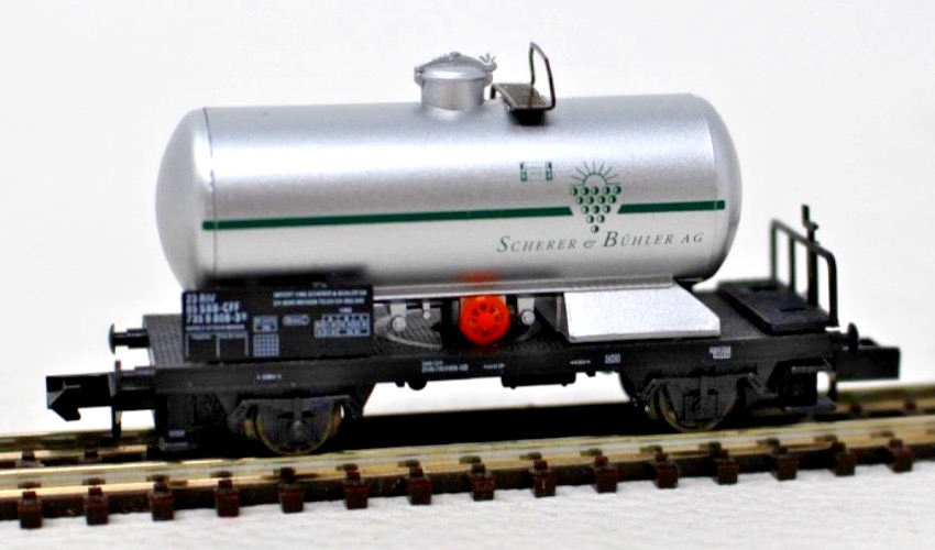 Arnold N 4327 Kesselwagen der Scherer & Bühler AG - 735 9 806-3 SBB-CFF  N 1:160