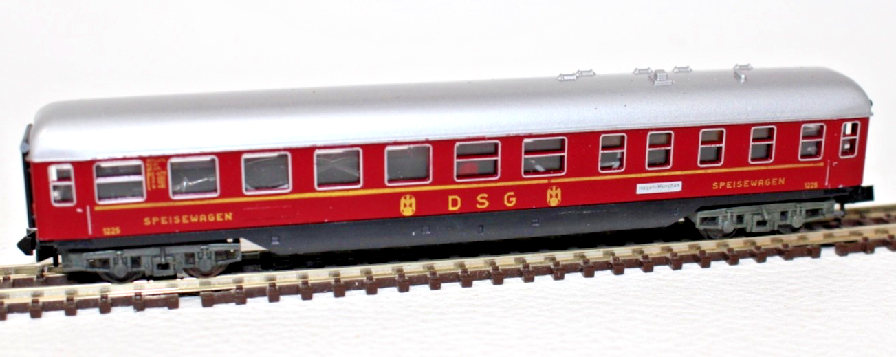 Minitrix N 3012 Personenwagen Speisewagen 1225 DSG - N 1:160