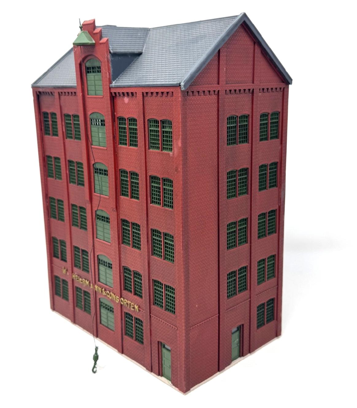 Trix H0 66152 Bausatz Speicherstadt Lagerhaus fertig gebaut HO H0 1:87