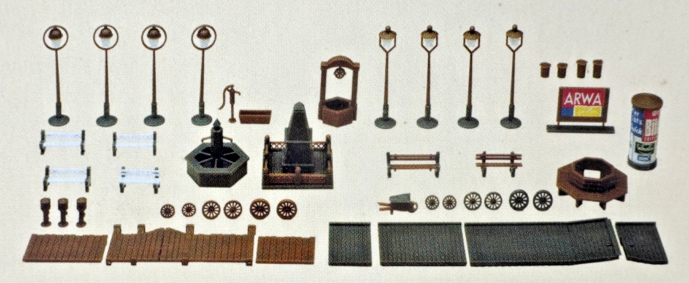 Faller H0 180580 Dorfplatz Dekoration Oberstein - H0 HO 1:87 Faller H0 180580 Dorfplatz Dekoration Oberstein - H0 HO 1:87