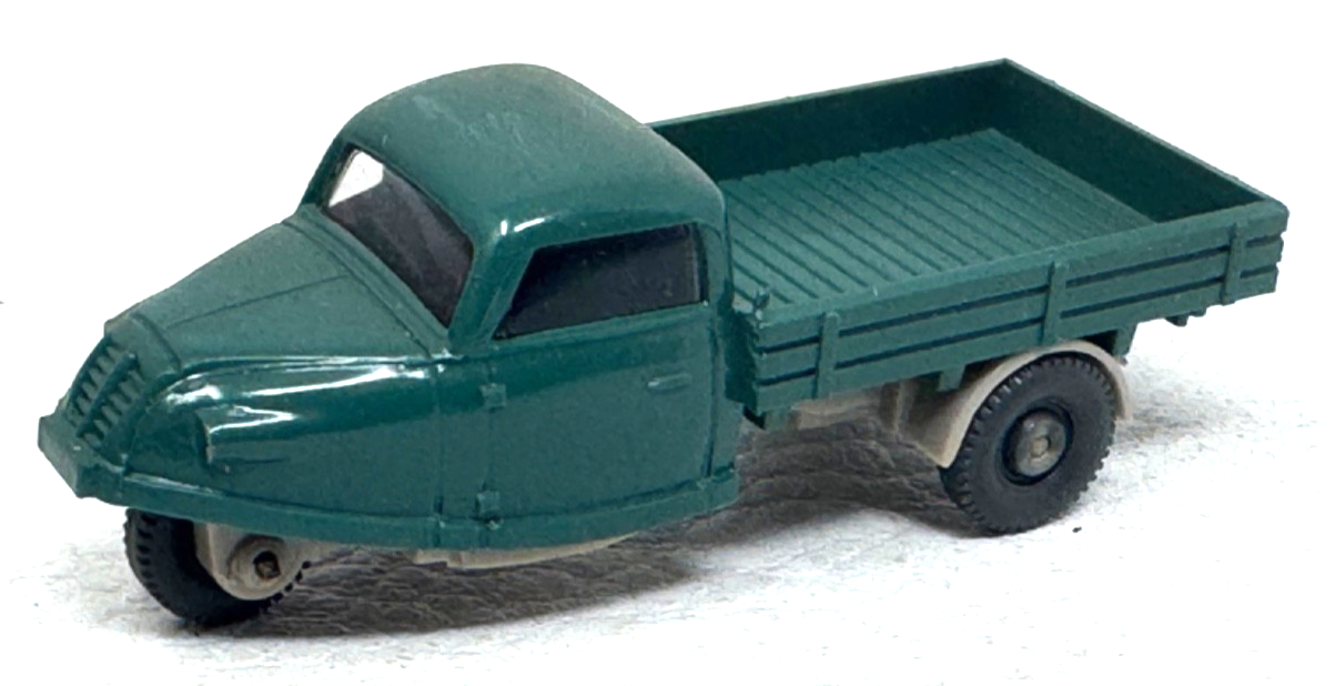 Wiking H0 330 Goli Dreirad Pritsche Lieferwagen - grün  H0 HO 1:87